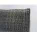 Silvery Plaid Large Rectangle Pillow