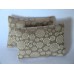 Cream Circle Medium Rectangle Pillow