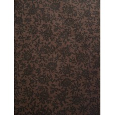 Brown Floral Sheet Set