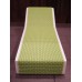 Aero Chaise - Green on White Base